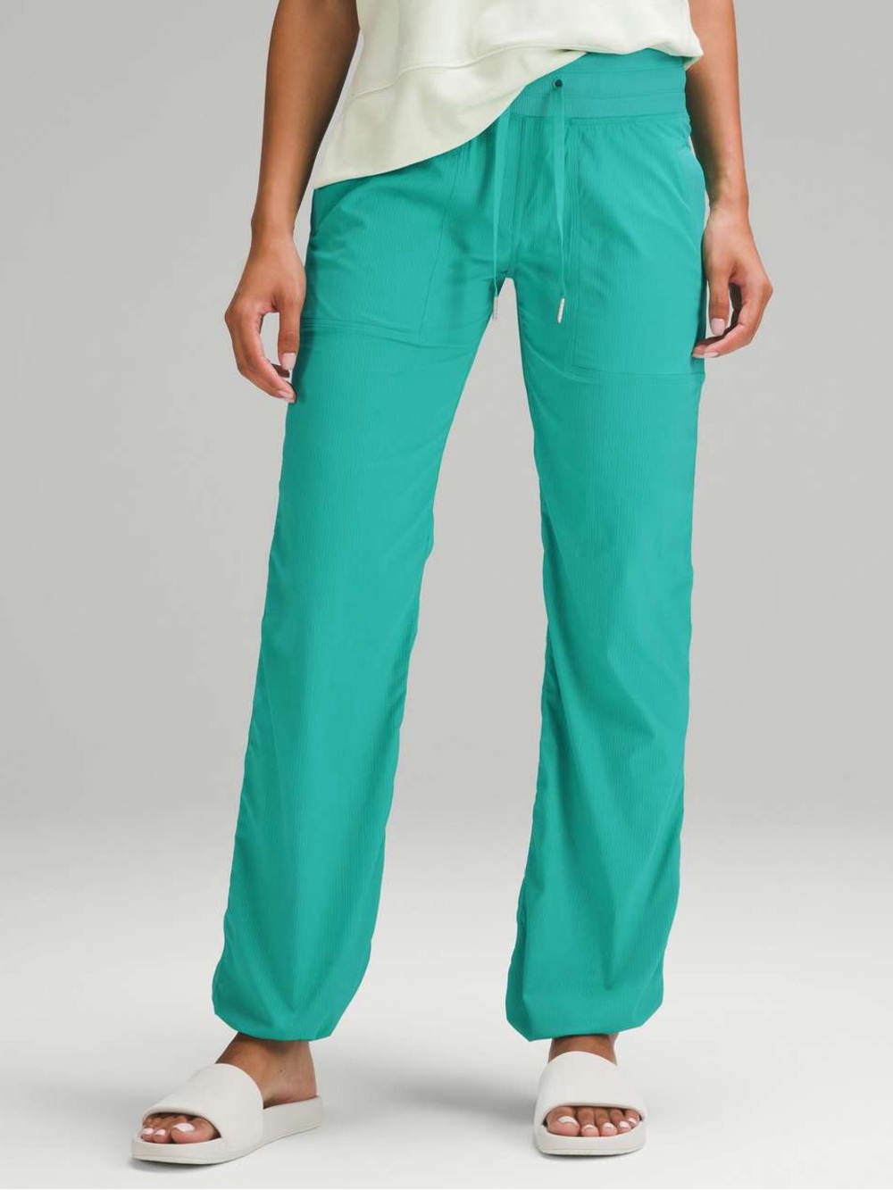 lululemon athletica green dance studio pants